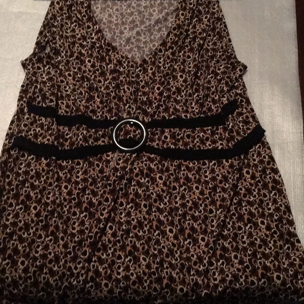 Perceptions Petite 14P sleeveless blouse